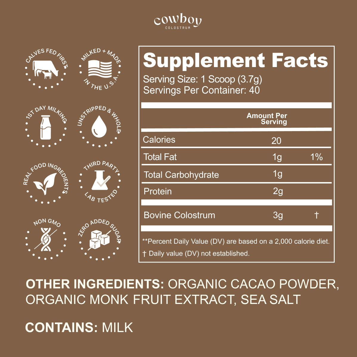 Chocolate Starter Kit – Cowboy Colostrum