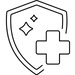 Chemical structure diagram of a steroid molecule with interconnected hexagons and a pentagon.